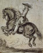 Abraham Jansz Van Diepenbeeck William duke of Newcastle, to horse USA oil painting artist